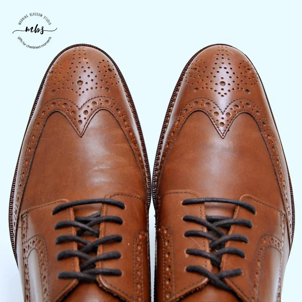 Cole Haan Modern Classics Wingtip Derby Shoes Brown Men‎ 10